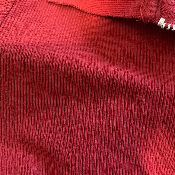Ribbed 1/4 Zip T-Shirt - Picture 4 of 4